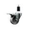 Service Caster 3'' Semi Steel Swivel 1-3/8'' Expanding Stem Caster Total Lock Brake SCC-EXTTL20S314-SSS-138 - alternate 1